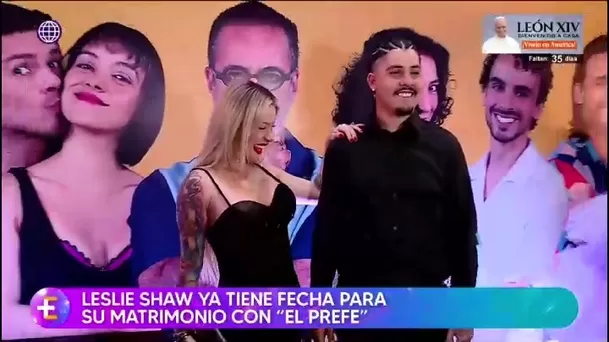 Leslie Shaw habló de sus planes de matrimonio con El Prefe y dejó una inesperada pista sobre cuándo podría llegar al altar/América TV Leslie Shaw habló de sus planes de matrimonio con El Prefe y dejó una inesperada pista sobre cuándo podría llegar al altar/América TV