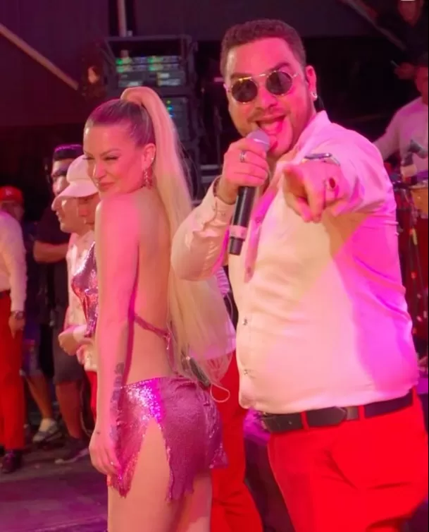 Leslie Shaw y Paul Flores unieron sus voces para el hit 'Pendejerete'. Foto: Instagram Leslie Shaw y Paul Flores unieron sus voces para el hit 'Pendejerete'. Foto: Instagram