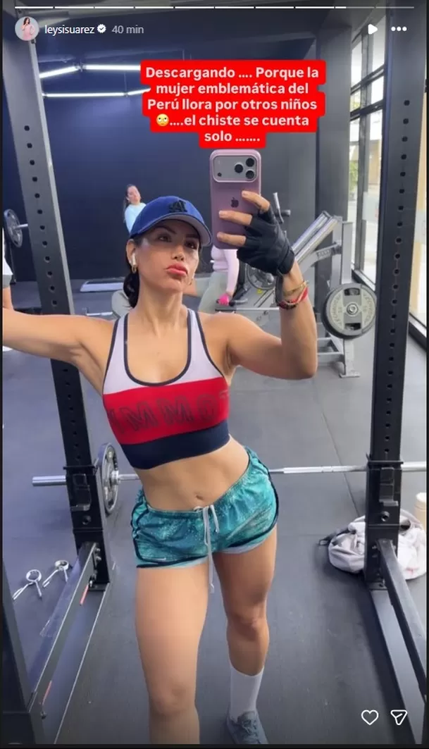 La amiga de Andrea San Martín dejó un contundente mensaje en medio del difícil momento de la exchica reality. Foto: IG @leysisuarez La amiga de Andrea San Martín dejó un contundente mensaje en medio del difícil momento de la exchica reality. Foto: IG @leysisuarez