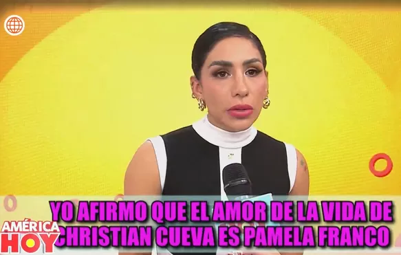 Leysi Suárez afirmó que el amor de la vida de Christian Cueva es Pamela Franco/Foto: América Hoy