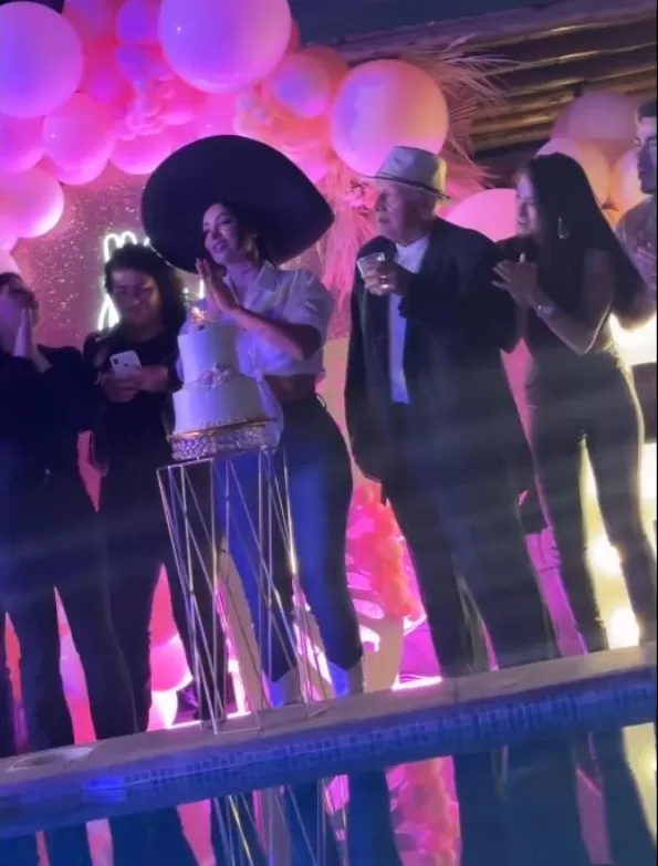 Leysi Suárez afirmó que nunca vió a Christian Cueva mientras estuvo en la fiesta de Pamela Franco/Foto: Instagram 