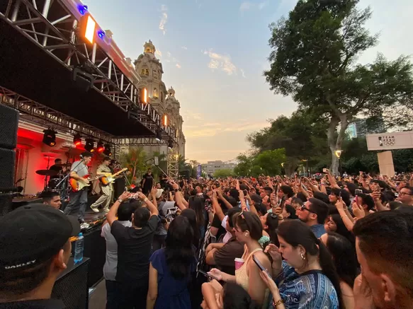 Reencuentro de Libido en el Parque Kennedy. Fuente: Cortesía