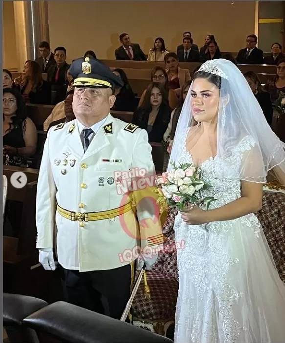 Robert Muñoz y Andrea Fonseca se casaron por religioso/Foto: Instagram