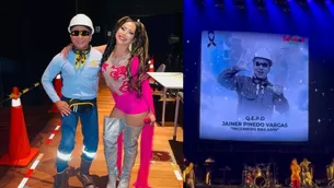 Linda Caba rindió homenaje al recordado 'Ingeniero bailarín' tras su muerte/Fotos y video: América Espectáculos