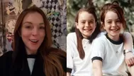 Lindsay Lohan recreó escena de ‘Juego de gemelas’ tras 24 años de su estreno