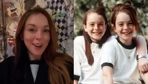 Lindsay Lohan recrea escena de 'Juego de gemelas'