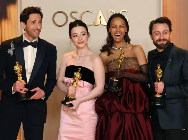 Ganadores de los premios Oscar 2025 / AFP Ganadores de los premios Oscar 2025 / AFP