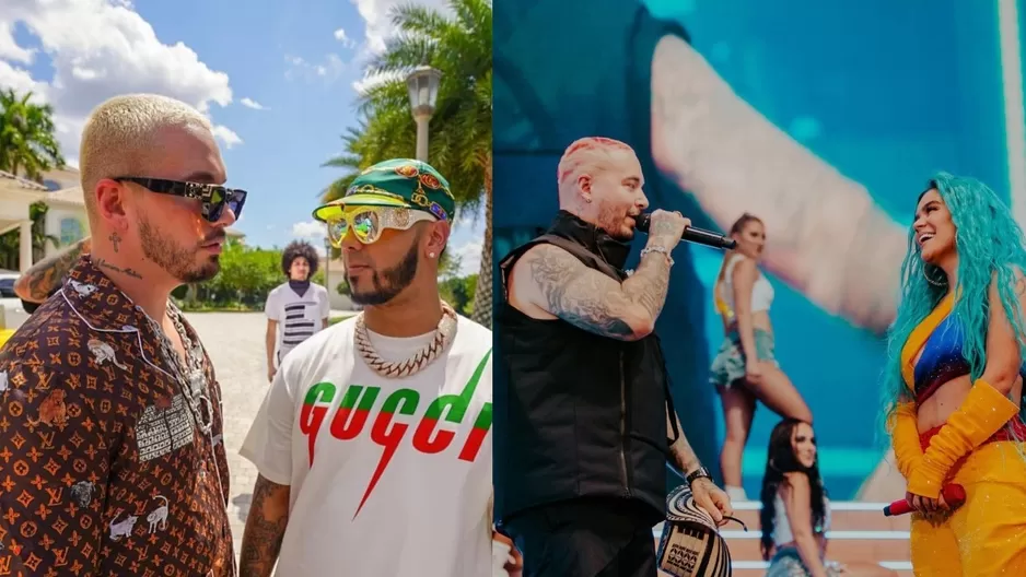 J Balvin / Anuel AA / Karol G / Fotos: IG Anuel AA / IG Karol G