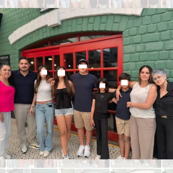 Juan Manuel Vargas con sus cinco hijos junto a Blanca Rodríguez / Instagram