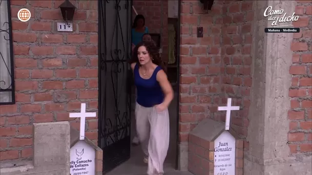 Lorena salió corriendo a buscar a Tito / AméricaTV Lorena salió corriendo a buscar a Tito / AméricaTV