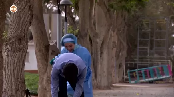 Lucero protagonizó hilarante momento por ayudar a July. Foto: América TV Lucero protagonizó hilarante momento por ayudar a July. Foto: América TV