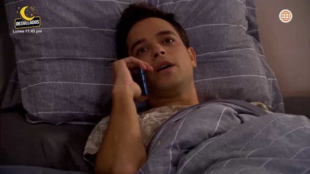 Lucero quiso renunciar al policlínico por Cristóbal y él se lo impidió. Fuente: AméricaTV