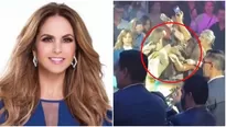 Fan le jaló el pelo a Lucero en pleno concierto. Fuente: Video Tiktok/mechevega7