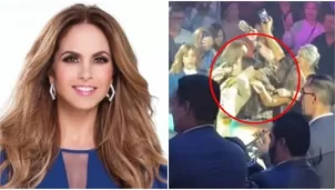 Fan le jaló el pelo a Lucero en pleno concierto. Fuente: Video Tiktok/mechevega7