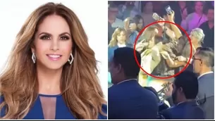 Fan le jaló el pelo a Lucero en pleno concierto. Fuente: Video Tiktok/mechevega7