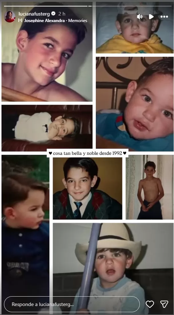 Luciana Fuster y su tierna dedicatoria para Juan Morelli/ Foto: Captura Instagram