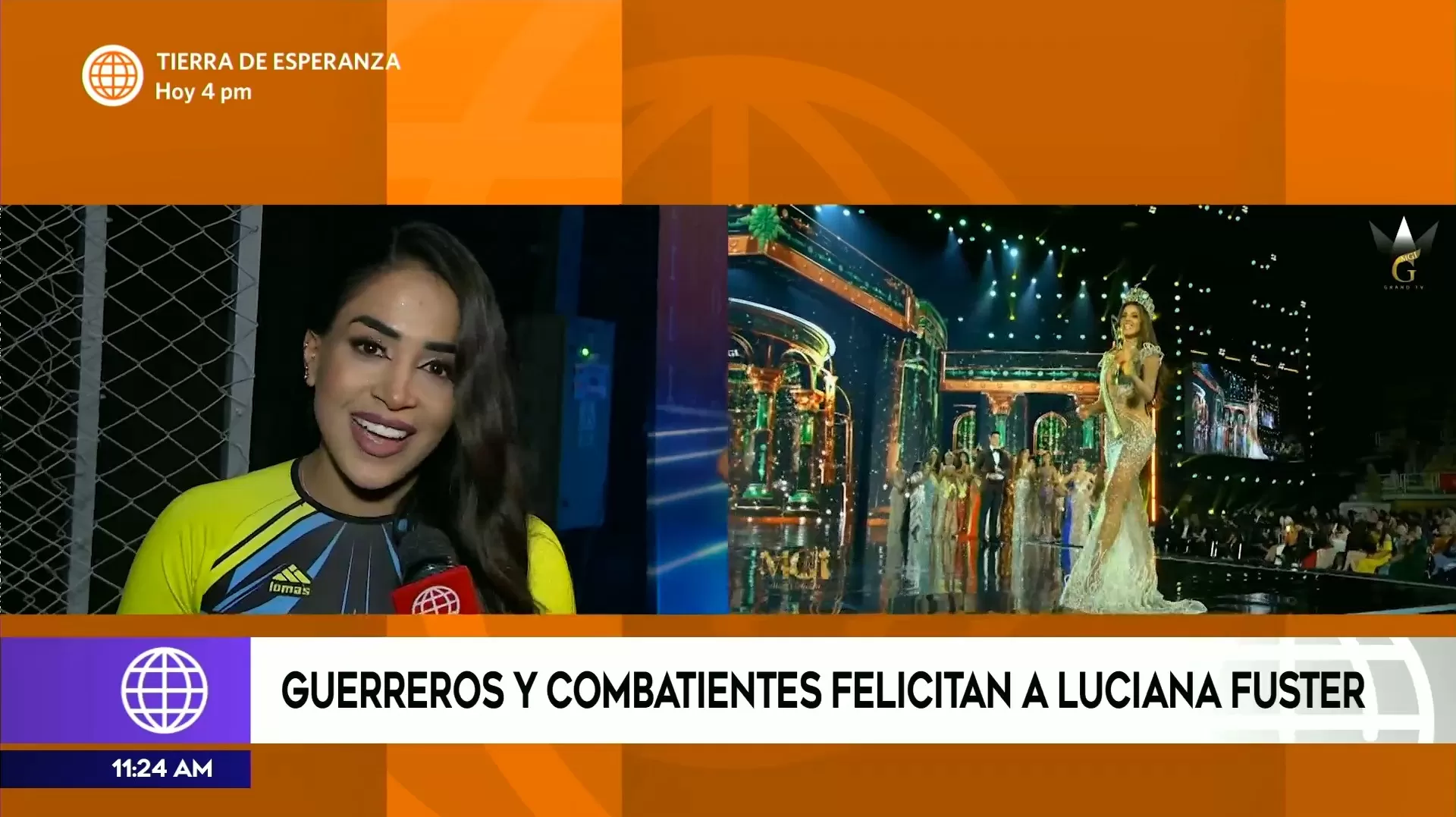 Onelia Molina felicitó a Luciana Fuster por coronación en Vietnam. Foto: Más Espectáculos