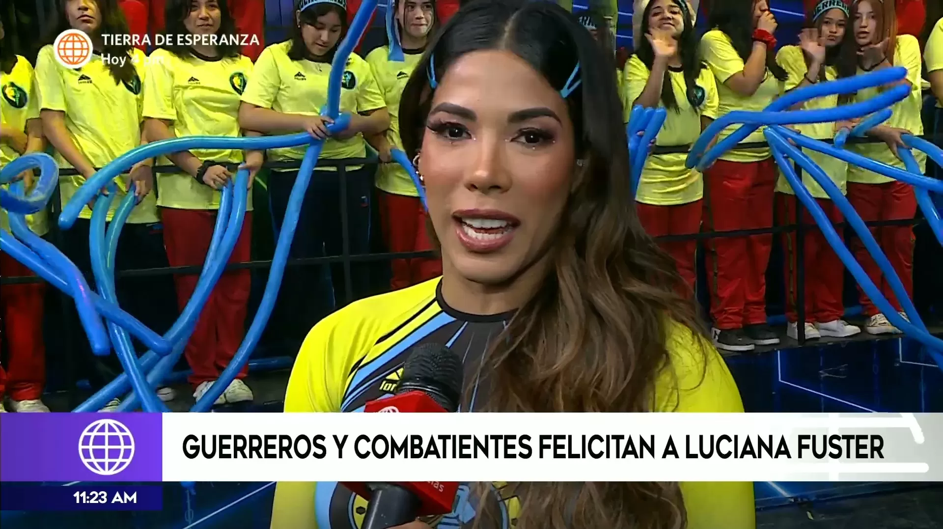 Karen Dejo felicitó a Luciana Fuster por coronación en Vietnam. Foto: Más Espectáculos