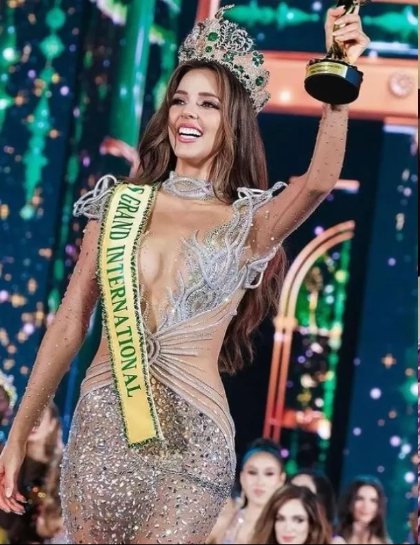 La corona de 'Miss Grand International 2023' dio un giro de 360 grados en la vida de Luciana Fuster/Foto: MGI La corona de 'Miss Grand International 2023' dio un giro de 360 grados en la vida de Luciana Fuster/Foto: MGI