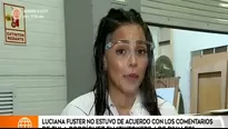 Luciana Fuster criticó la competencia de TikTokers en EEG