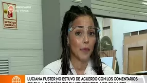 Luciana Fuster criticó la competencia de TikTokers en EEG