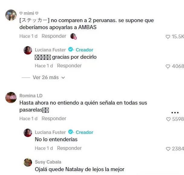 Luciana Fuster 'cuadra' a críticos de su pasarela en casting de Victoria's Secret. Foto: TikTok