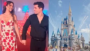 Luciana Fuster y Patricio Parodi juntos en Disney.