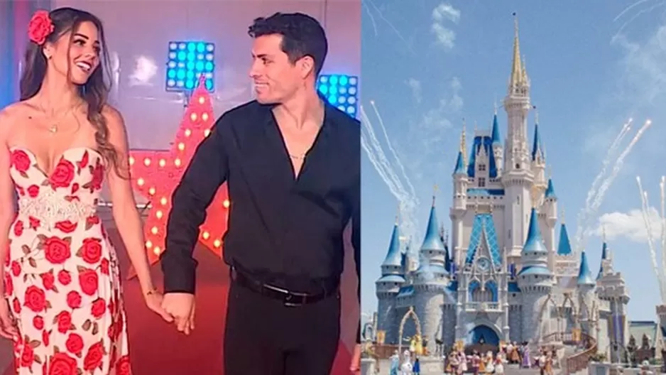 Luciana Fuster y Patricio Parodi juntos en Disney.