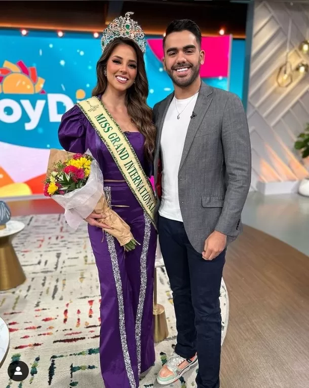 Luciana Fuster se presentó en el programa 'Hoy Día' de la cadena Telemundo/Foto: Instagram