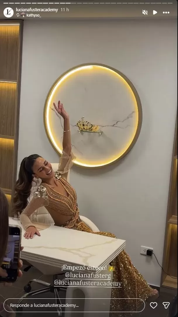La ex Miss Grand International presentó oficialmente la Luciana Fuster Academy, un espacio que promete revolucionar la industria. Foto: Instagram @lucianafusterg Video: Instagram La ex Miss Grand International presentó oficialmente la Luciana Fuster Academy, un espacio que promete revolucionar la industria. Foto: Instagram @lucianafusterg Video: Instagram