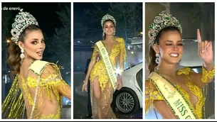 Luciana Fuster recreó pasarela del Miss Grand International 2023 en EEG. Fuente: AméricaTV