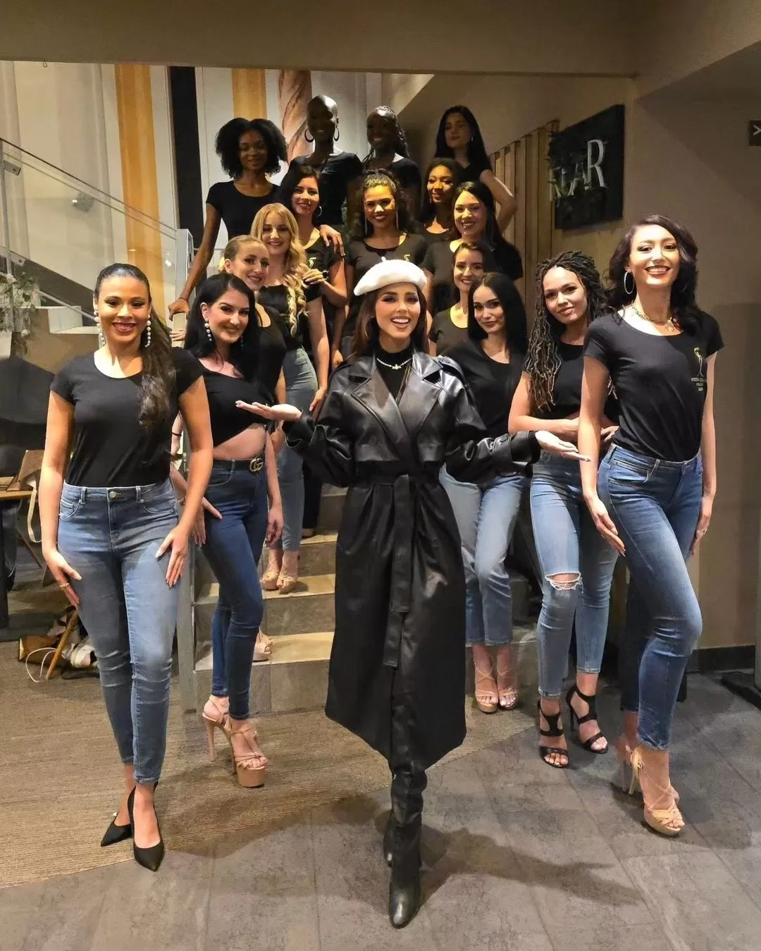 Luciana Fuster comnoció y compartió momentos con las candidatas a la corona de Miss Grand Francia 2024/Foto: Instagram