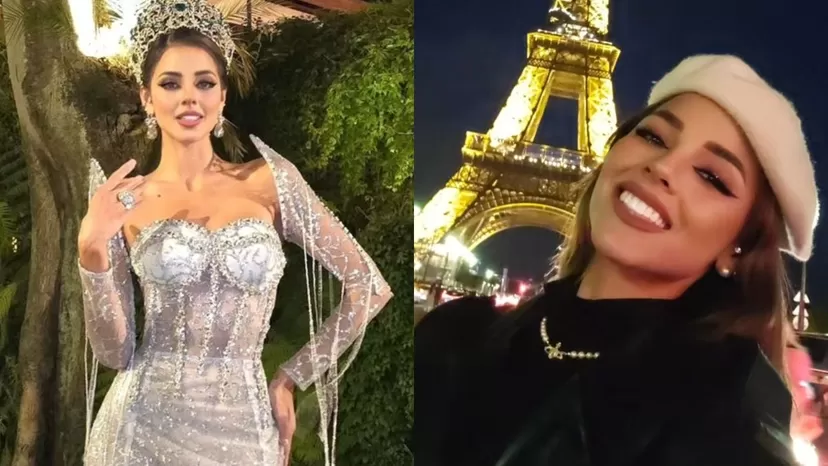 Luciana Fuster llegó a París para coronar a la Miss Grand Francia