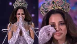 Las lágrimas de Luciana Fuster tras despedirse de su corona de Miss Grand International/Foto y video : Youtube