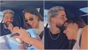 Luciana Fuster “lloró” tras recibir tremendo regalo de Juan Morelli. Fuente: Instagram