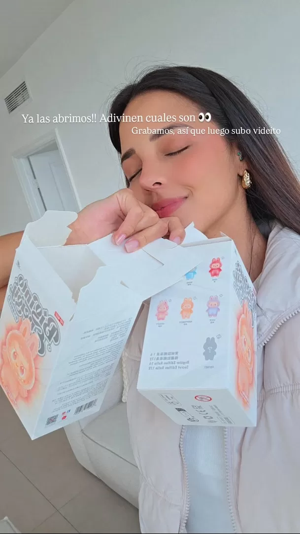 Luciana Fuster “lloró” tras recibir tremendo regalo de Juan Morelli. Fuente: Instatgram