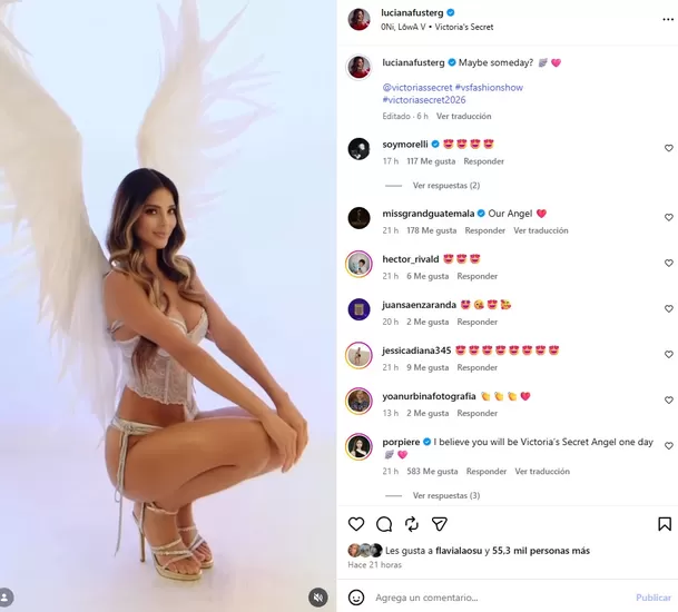 Luciana Fuster etiquetó a la reconocida firma y acompañó la imagen con una frase que despertó curiosidad Video: IG @lucianafusterg Luciana Fuster etiquetó a la reconocida firma y acompañó la imagen con una frase que despertó curiosidad Video: IG @lucianafusterg