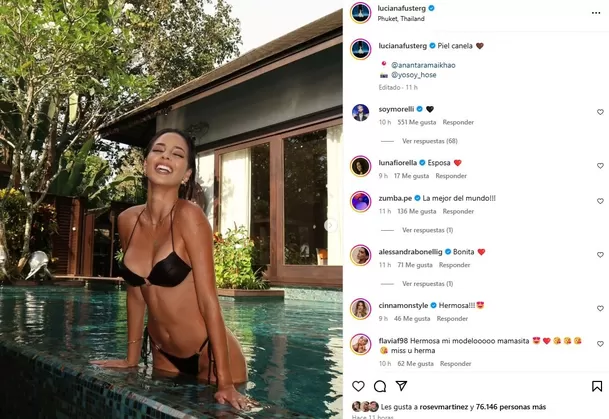 Luciana Fuster reacciona en medio de polémica con Juan Morelli y su expareja / Instagram Luciana Fuster reacciona en medio de polémica con Juan Morelli y su expareja / Instagram
