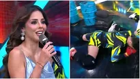 Luciana Fuster quedó impactada con baile de Patricio Parodi. Fuente: AméricaTV