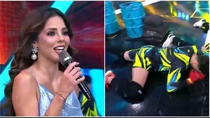 Luciana Fuster quedó impactada con baile de Patricio Parodi. Fuente: AméricaTV