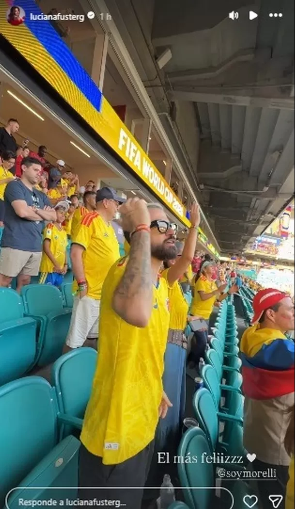 Luciana Fuster grabó a un emocionado Juan Morelli / IG:lucianafusterg