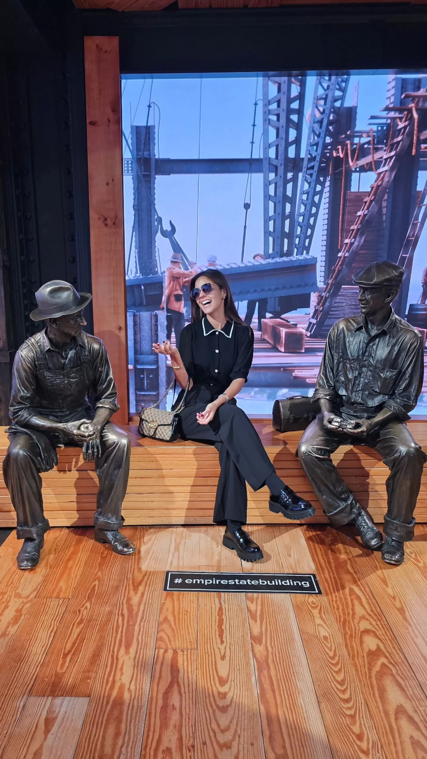 Luciana Fuster visitando atracciones turísticas en Nueva York. Fuente: Instagram Luciana Fuster visitando atracciones turísticas en Nueva York. Fuente: Instagram