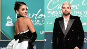 Luciana Fuster y Juan Morelli se lucieron muy unidos en los Latin Grammy 2024 / Instagram / Break Espectáculos