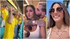Luciana Fuster y Juan Morelli asisten a su primer Mundial