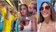 Luciana Fuster y Juan Morelli asisten a su primer Mundial