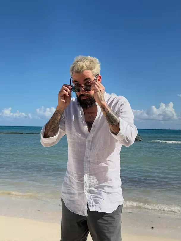 Juan Morelli en Playa del Carmen acompañado de Luciana Fuster / Instagram Juan Morelli en Playa del Carmen acompañado de Luciana Fuster / Instagram