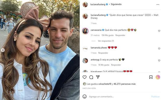 Luciana Fuster y Patricio Parodi se lucen cariñosos en nueva foto