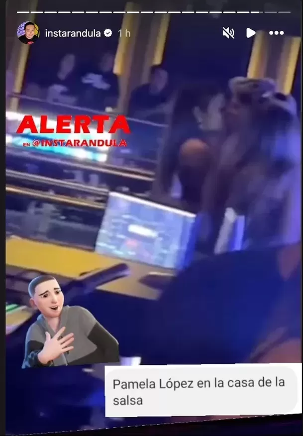 Pamela López y el salsero Paul Michel se lucieron muy cariñosos en una conocida discoteca de La Victoria. Fuente: Instagram Pamela López y el salsero Paul Michel se lucieron muy cariñosos en una conocida discoteca de La Victoria. Fuente: Instagram