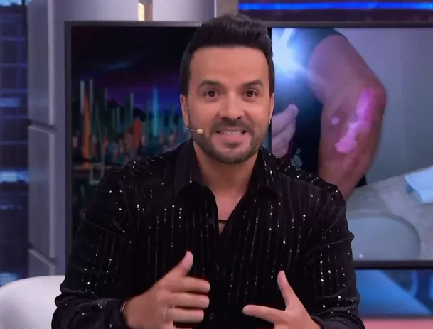 Luis Fonsi sorprendió al mostrar una fotografía inédita de su rostro/Foto: 'El Hormiguero'