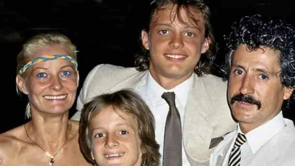 Luis Miguel y su familia. Fuente: Archivo